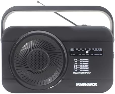 Amazon.com: Magnavox MR4181W Weather Radio 7 with Dedicated Weather ...