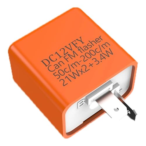 Relais clignotant 12V orange réglable 3 vitesses pour indicateur de direction