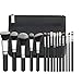 Produktbild Beruf 15pcs Verfassungs-Bürsten-Satz-schwarze Kosmetik bilden Werkzeug-Installationssatz-Puder, das Bürsten mischt