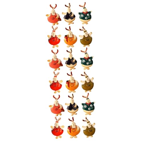 Décorations de réfrigérateur de Pâques colorées et compactes - 2