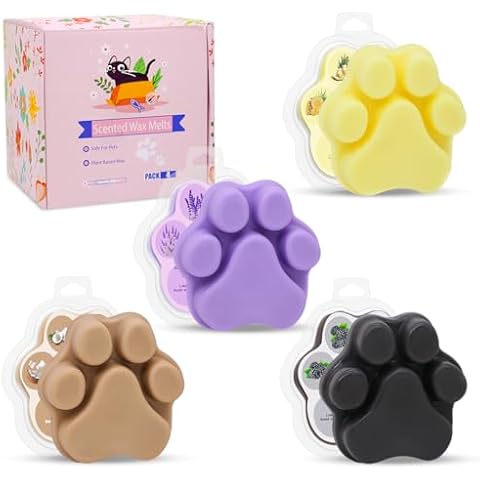 Calm Life Scented Wax Melts, Natural Soy Wax Colored Cubes Fragrance Plant Based Wax Tarts, 4 Packs Cover