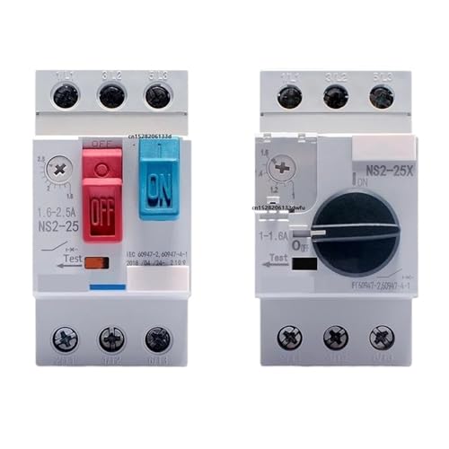 Protecteur de moteur NS2-25X AE11 disjoncteur bouton réglable 1.6A à 25A