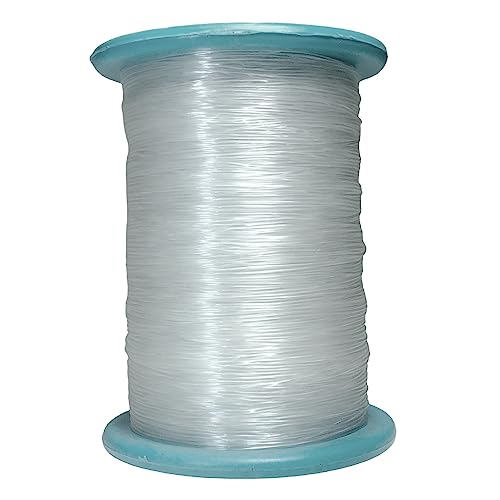 Fil de nylon transparent 1 mm (200g) pour couture et bricolage