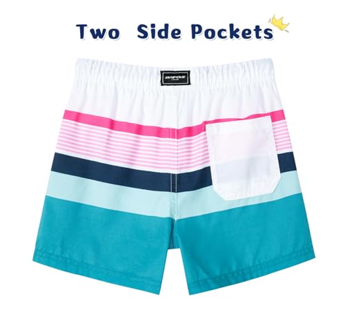 Image of SURF CUZ Surfcuz Little Boys Swim Trunks UPF 50+ Toddler Beach Shorts Swimsuit Kids Quick Dry Swimwear