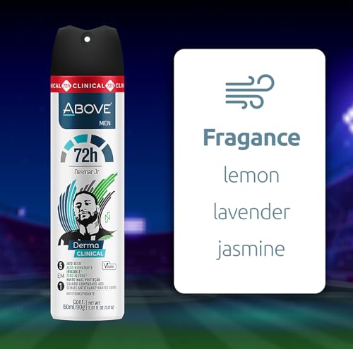 Above Desodorante Antitranspirante Neymar Jr Men Al 150Ml/90G