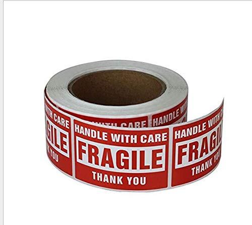 Adesivi Per Spedizioni 500 Etichette Adesive 'Fragile' 2x3 Pollici – Con 15 Faccine Rosse Incluse Etichette Spedizione Con Manico - Foto 11