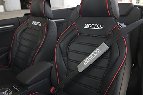 Sparco SPC1204GR Protezioni Per Cintura Di Sicurezza, Grigio, Set Di 2 - 5