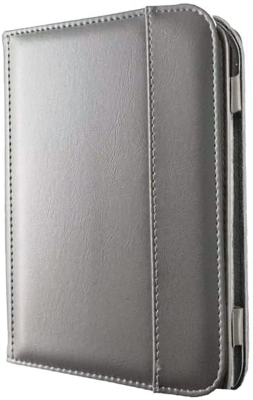 COMPUAE - Barnes and Noble Nook Simple Touch eBook Reader GlowLight Cover Case, Good Book Cover Pocket For Nook 2 / Nook 3 Ebook Case (Silver)