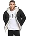 Calvin Klein Men's Mid-Weight Sherpa Lined Puffer Jacket, Sherpa Lined, Ebony, X-Large