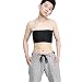 Produktbild BaronHong Cosplay Baumwolle 3 Reihen von Haken Brust Binder Elastisches Band Trägerloses Top für Tomboy Trans Lesibian (schwarz, M)