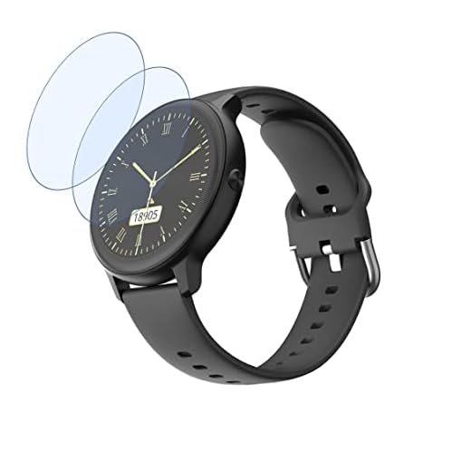 DVTECH? (Pack of 02 Clear View Best Fit Smartwatch Screen Guard for Ambrane Fitshot Sphere (Not a Tempered glass)