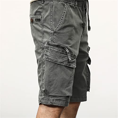 Short cargo d'entraînement coupe ample homme grande taille gris taille 40 - 5