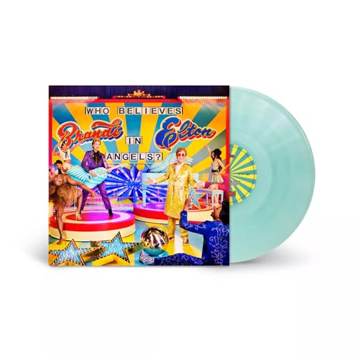 Album art for Who Believes In Angels Vinyl Record, Coke Bottle Green LP, Brandi & Elton by Elton John