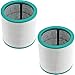 SPARES2GO Filtr HEPA kompatybilny z Dyson AM11 TP00 TP02 TP03 Pure Cool Link Tower wentylator oczyszczający powietrze (2 sztuki)