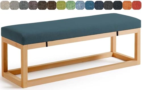 Coussin de banc d'extérieur contre les assises dures de terrasse