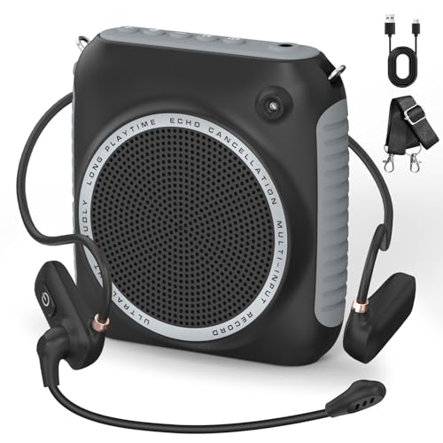 Wireless Voice Amplifier with Headset Microphone