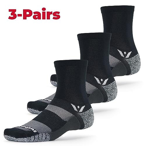 Image of Swiftwick- FLITE XT FIVE Running & Golf Socks, Fitness, Ultimate Stability, Non-Slip Crew Socks