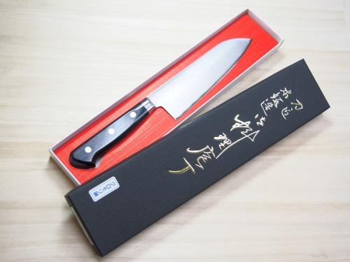 Amazon | 宮文 クロモリ鋼 三徳 170mm | 宮文 | 三徳包丁 通販