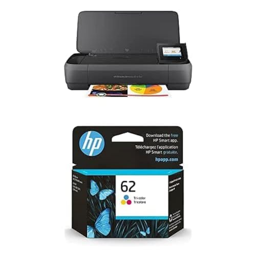 HP OfficeJet 250 All-in-One Mobile Printer, (CZ992A) & Tri-Colour Ink