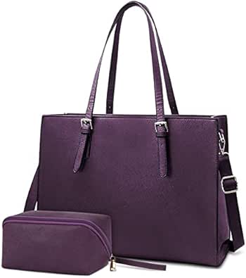 NUBILY Handtas, shopper, voor dames, grote, zwarte handtas, leren