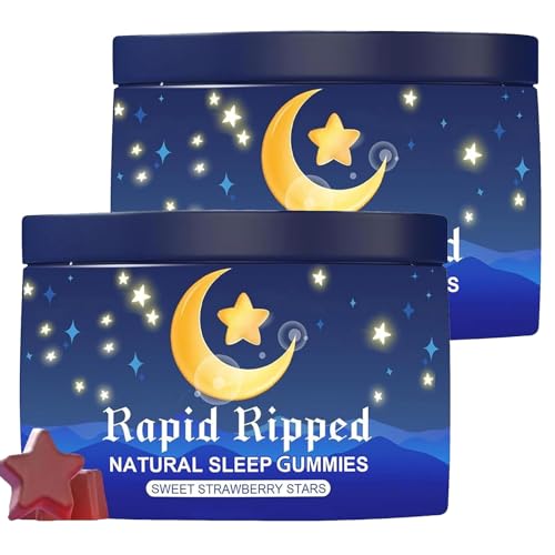 JRR LyraSleep Natural Sleep Aid Gummies - Fall Asleep Quickly and Gently in 30 Minutes- Effective Melatonin 6 mg Sleep+ Gummies for Adults a Restful Nights Sleep -60 Count (2pcs)
