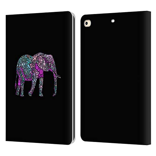 Étui iPad 9.7 cuir LebensArt Éléphant idéal pour regarder vos vidéos partout