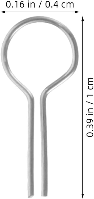 PRETYZOOM 200pcs Kiln Hanging Needles and Hooks Ceramic Craft Tool Heat Resistant Wire for Glass Fusing and Jewelry Making Accessories for Hobbyists