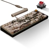 Das Keyboard DeltaForce 65 Jungle Camo Mechanical Keyboard – Hot-Swappable Switches, PBT Sublimation Keycaps, CNC Aluminum Gasket Mount, RGB Backlit – Compact Gaming & Typing Keyboard