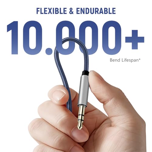 Image of Verilux 3-in-1 USB C Lighting 3.5mm to AUX Cable 1.2M /3.9Ft, AUX Cable for Speakers with Lighting /USB-C /3.5mm Ports for iPhone 17 /16 /15 /14 /13 /12, iPad, Galaxy S25 /S24 /S23, Car, Earphone