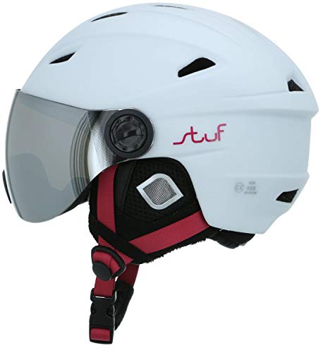 Stuf Visor JR. Helm Größe 49 Weiss-Berry