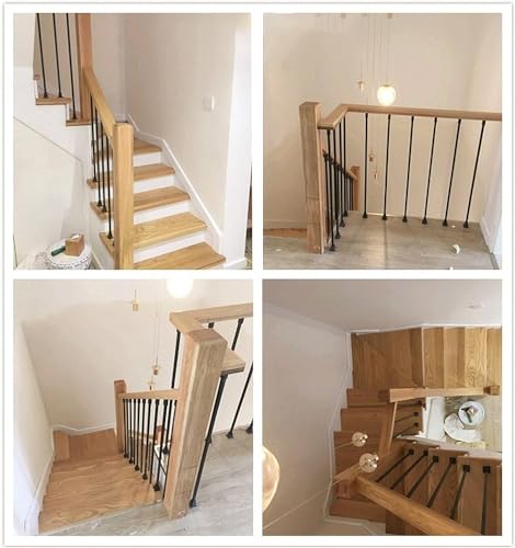 Garde-corps d'escalier carré moderne pour remplacer des balustres rustiques - 7