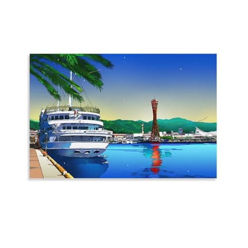 �u �_�˃n�[�o�[�v ��؉p�l-�ŉ�|�X�^�[ �E�H�[���A�[�g �������� �G�� �x�b�h���[�� ���r���O �ǂ̊G08x12inch(20x30cm)