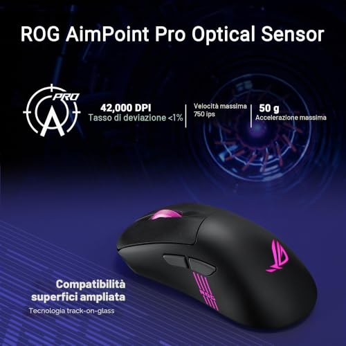 ROG Keris II Origin Mouse Gaming Wireless - Mouse gaming - Immagine 6