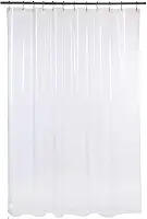 1 Cortina Box Banheiro PVC Fosca Antimofo 140x200