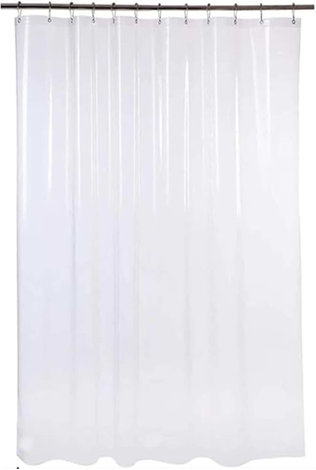 1 Cortina Box Banheiro PVC Fosca Antimofo 140x200