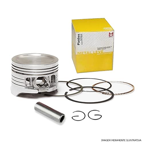 Pistão C/Anéis Metal Leve Cbx 200 Strada Nx Xr 200 Std