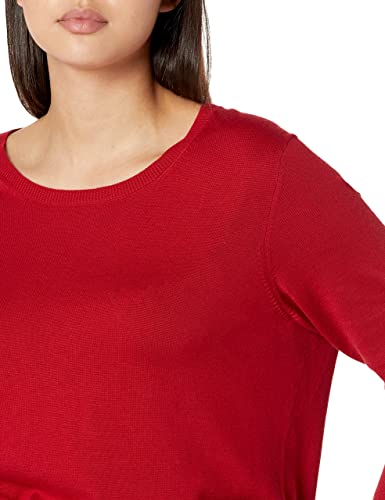 Image of Amazon Essentials Women's Long-Sleeve Lightweight Crewneck Sweater, Flattering (Available in Plus Size)