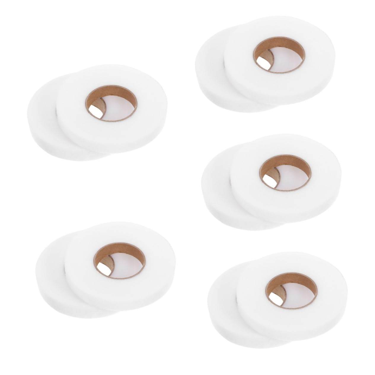 5 Set Di Nastri Biadesivi Per Orli Di Foderatura Di Vestiti Nastri Adesivi Per Cucire Indumenti 2 * 5
