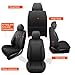 Car Seat Covers 5PCS for Jeep Grand Cherokee 2011-2024,Breathable Waterproof Leather Seat Covers,Durable Car Seat Cover,Anti-Slip Airbag Compatible Auto Car Seat Protectors (Luxury/Black)