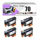 NDUUHG Compatible 70 C9404A C9405A C9406A C9407A Print Head Printhead, Work for HP Z3100 Z2100 Z3100ps Z3200 Z3200ps Z5200 B9180GP B8800 B8850 B9180 Printers, Reliability Longevity Combo Pack