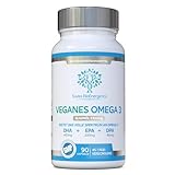 Vegan Omega 3 - Full Spectrum DHA, EPA & DPA - 90 Softgels of Life’s Omega Algal Oil - Ultimate Joint, Heart & Brain Health Supplement - Made in The UK