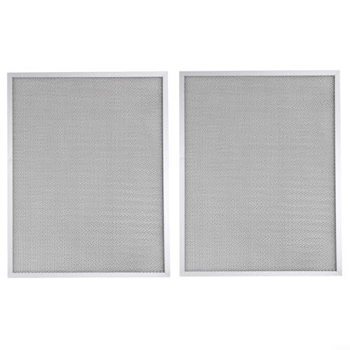 Juego de filtros de aluminio de repuesto para campanas extractoras adecuadas para Robinhood 288 x 362 mm