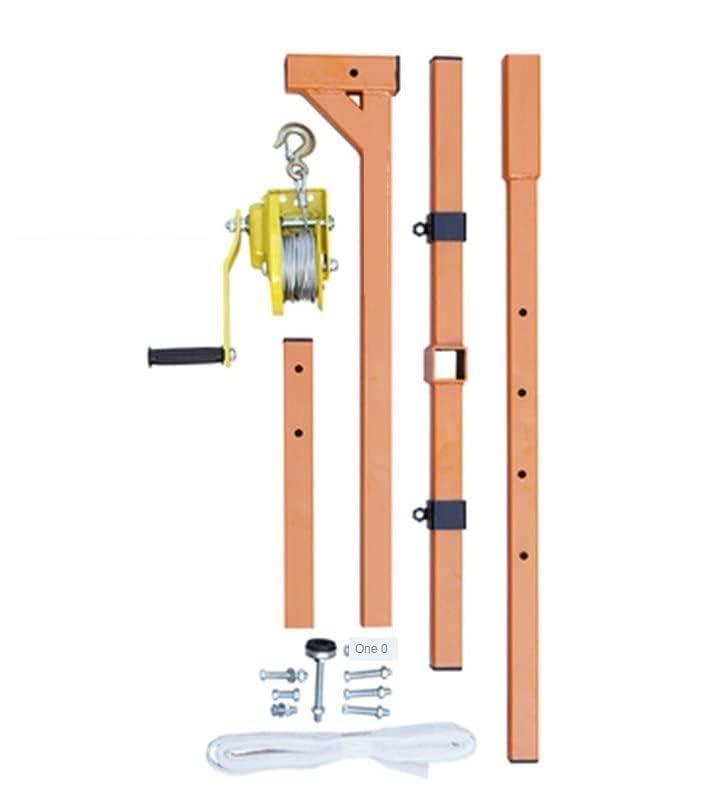 icVantA 10/15/20M Lifting Tool for Air Conditioners Crane, Folding Self-Locking Manual Winch Installation Tools (Color : Rope 20 Meter) (Rope 10 Meter)