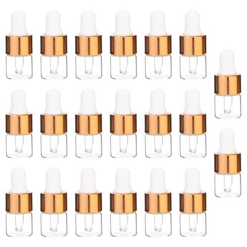 Gotero de vidrio de 1 ml transparente y sin fugas para llevar tus aceites esenciales de viaje 2