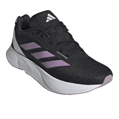Image of Adidas Women's Duramo SL, Black /Bliss Lilac /Preloved Fig, 8