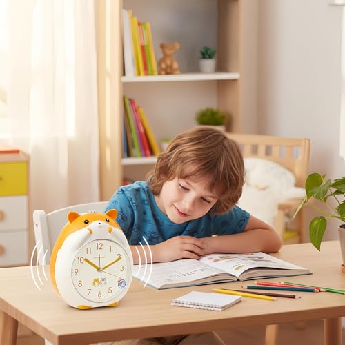 Reloj despertador digital para evitar cables con alarma de animales en ABS 4
