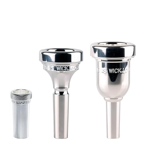 Denis Wick Mouthpiece Adaptor for Trombone, Silver-Plated, 4909 - Perfect for Brass Players Seeking Tone Consistency Across Instrument - Ideal for Doublers, Educators, and Touring Musicians