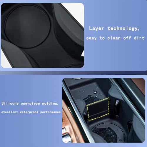 Portavasos de silicona para Volvo XC90, XC60 y más miniatura 2