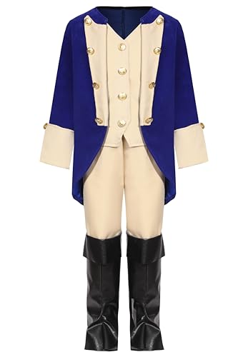 Disfraz Completo Niños George Washington 12-14 Años miniatura 3