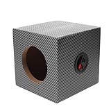 Construction en bois massif : fabriqué à partir de matériaux de haut-parleur massifs, ce caisson améliore la résonance et la durabilité, offrant un boîtier de rangement de qualité professionnelle pour haut-parleurs de voiture